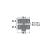 Brighton Fastener Non-Locking Dimensions