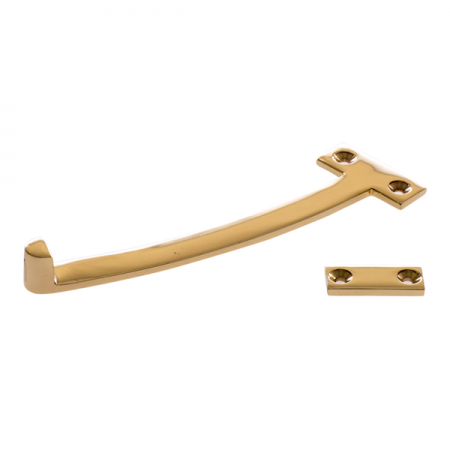 Quadrant Arm Stay - Polished Brass