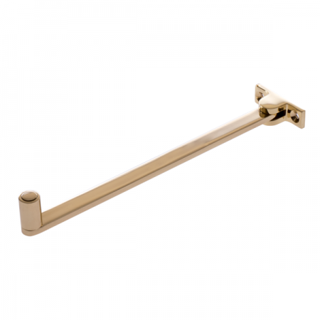 Roller Arm Stay – Polished Brass