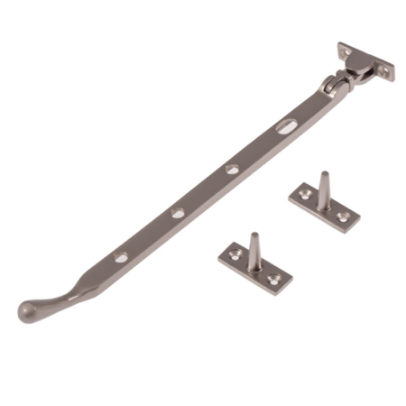 satin nickel ball end