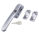 Streamline Locking Fastener - satin-chrome