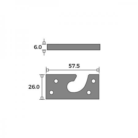 Concealed Central Pivot Set Hook Dimensions