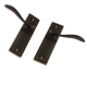 Swirl Internal Door Handle (Pair) - latch-set - oil-rubbed-bronze