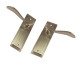 Swirl Internal Door Handle (Pair) - latch-set - satin-nickel