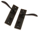 Swirl Internal Door Handle (Pair) - bathroom-set - oil-rubbed-bronze