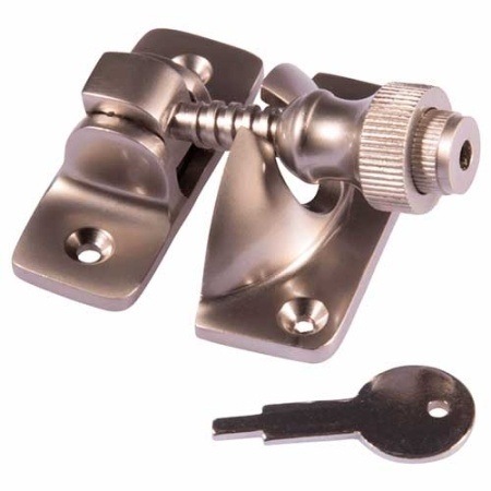 Standard Brighton Fastener Locking Satin Nickel