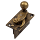 Security Hook Fastener - mottled-antique-brass