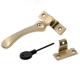 Luxury Forged Locking Wedge Fastener - polished-brass