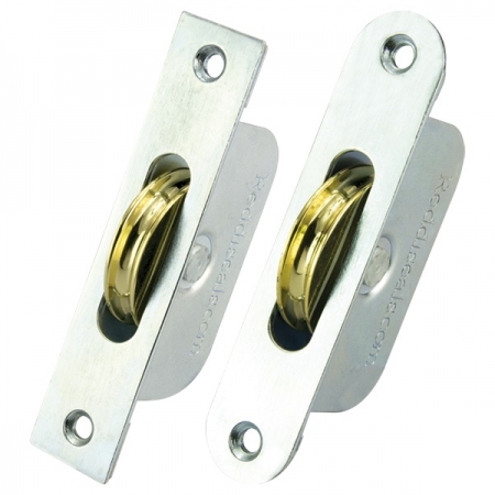 Galvanised Axle Wheel Sash Pulley