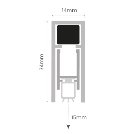 Integral Drop down seal diagram