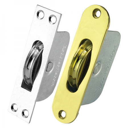 Large Curved Wheel Ball Bearing Pulleys