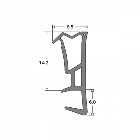 Lozaron Weatherseal For 15mm Beading Dimensions