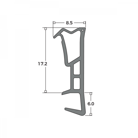 Lozaron Weatherseal For 18mm Beading Dimensions