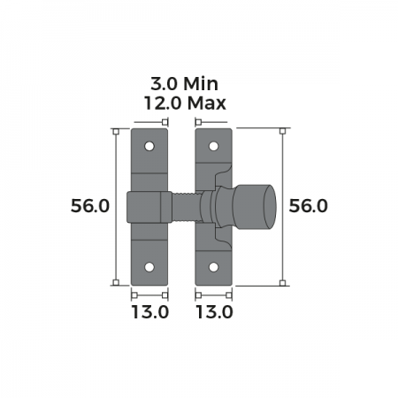 Luxury Forged Narrow Brighton Fastener Dimensions