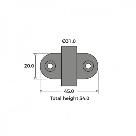 Luxury Forged Sash Eye Dimensions