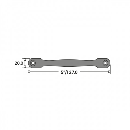 Luxury Forged Sash Handle Dimensions