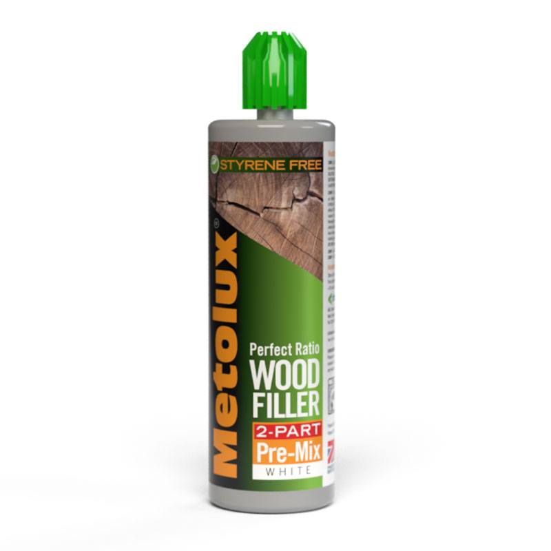 Metolux Two Part Styrene Free Pre-mix Wood Filler