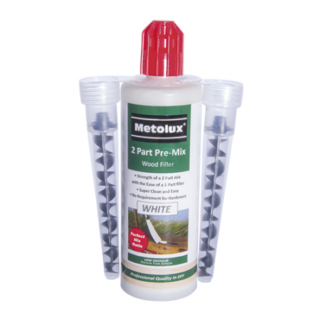 Metolux Two Part Styrene Free Pre-mix Wood Filler