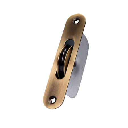 Sash Pulley - Light Aged Brass