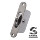 Large Curved Wheel Sash Pulley - radius-end - polished-stainless-steel