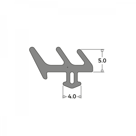 Reddiglaze Corded External Seals EPDM Dimensions