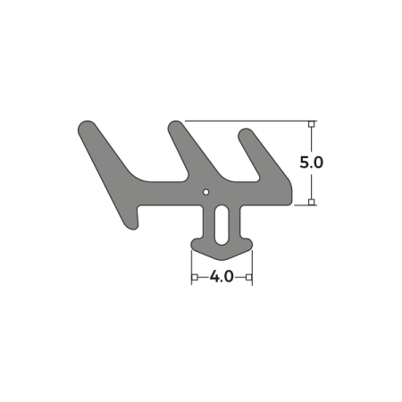 Reddiglaze Corded External Seals TPR Dimensions