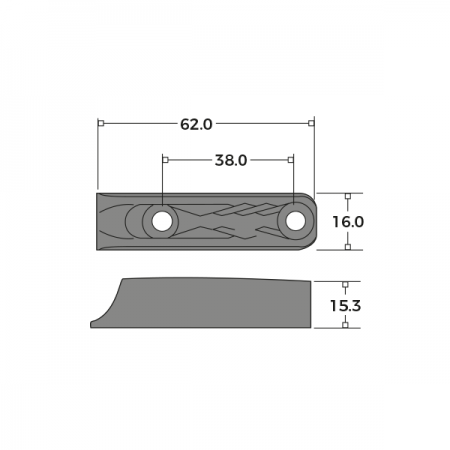 Sash Cord Cleat Dimensions