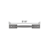 Sash Handle Dimensions
