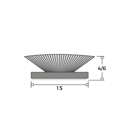 Self-Adhesive Reddipile 15mm Dimensions