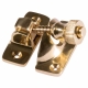 Brighton Fastener - non-locking - polished-brass