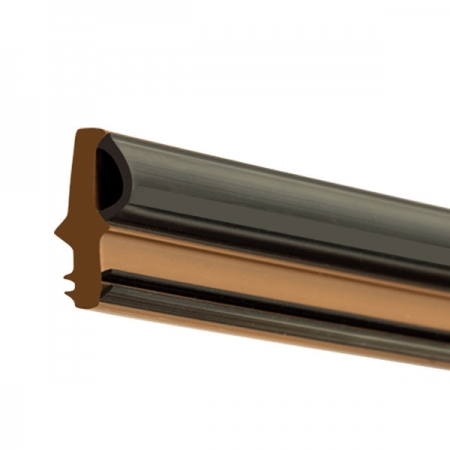 WEATHERBAR PLUS DOOR THRESHOLD BUBBLE SEAL BROWN