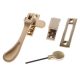 Spoon End Locking Fastener - polished-brass