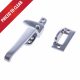 Straight Fastener - right-handed-non-locking - polished-chrome