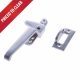 Straight Fastener - right-handed-non-locking - satin-chrome