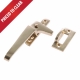 Straight Fastener - left-handed-non-locking - polished-brass