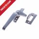 Straight Fastener - left-handed-non-locking - satin-chrome