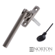 Luxury Forged Tempo Espagnolette Security Handle - Slimline - satin-steel