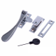 Luxury Forged Spoon End Locking Fastener - satin-chrome