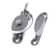 Luxury Forged Narrow Fitch Fastener - non-locking - polished-chrome