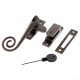 Luxury Forged Spiral End Locking Fastener - antique-pewter