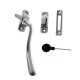 Luxury Forged Cranked Ball End Cockspur Fastener - right-handed - polished-chrome