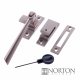 Luxury Forged Bolero Fastener - satin-steel