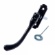 Peardrop Espagnolette Handle - left-handed - antique-black