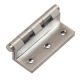 Cranked Large Washered Storm Proof Hinge - 64mm - satin-chrome