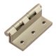 Cranked Large Washered Storm Proof Hinge - 64mm - satin-steel