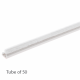 Self-adhesive Carrier - white-with-5-5mm-reddipile - 50-x-2-2m-length