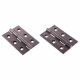 Double Phosphor Bronze Washered Hinge - 76-x-50-x-2-5mm-gauge - antique-bronze