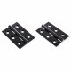 Double Phosphor Bronze Washered Hinge - 76-x-50-x-2-5mm-gauge - black-nickel