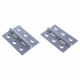 Double Phosphor Bronze Washered Hinge - 76-x-50-x-2-5mm-gauge - satin-chrome