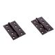 Double Phosphor Bronze Washered Hinge - 102-x-67-x-3-5mm-gauge - antique-bronze